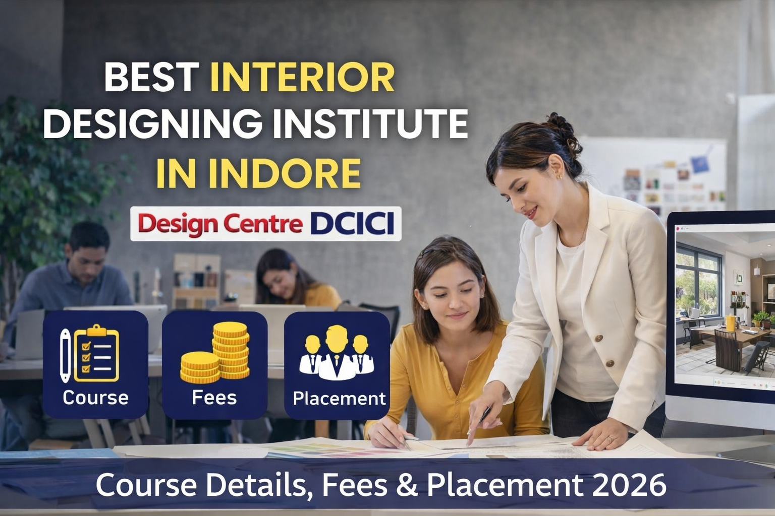 Best Interior Designing Institute in Indore with Placement and Practical Training